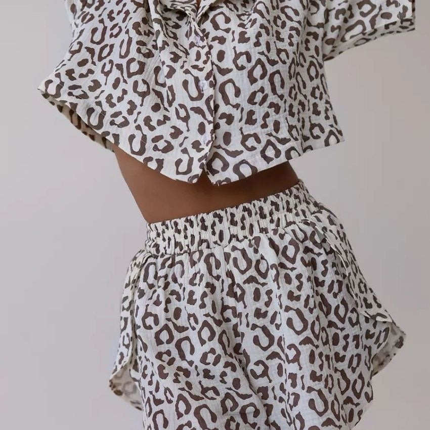 Women’s Cotton Printed Shorts Lounge Set