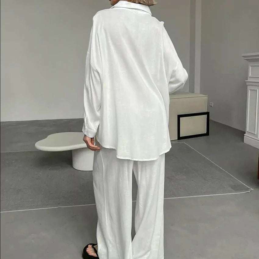 Pure Cotton Long Sleeve Pajama Set