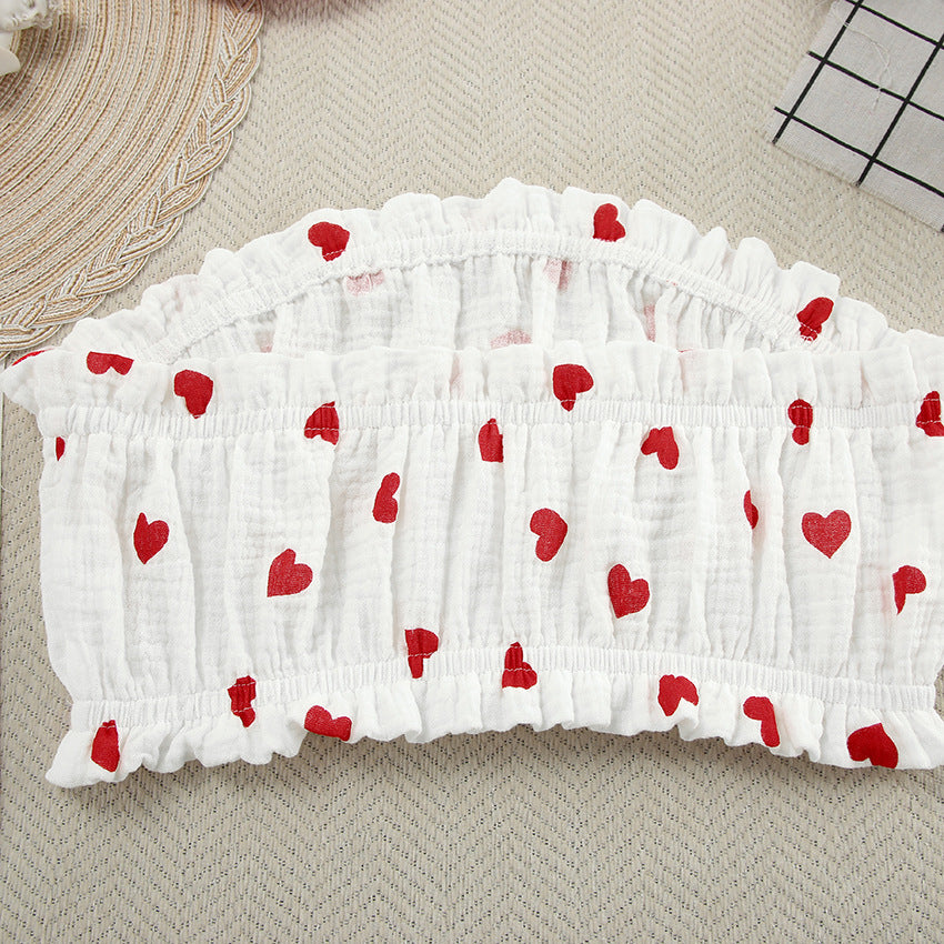 Comfort Chic Heart Print Loungewear Trio